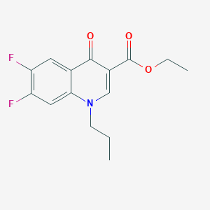 molecular formula C15H15F2NO3 B14161390 Ethyl 6,7-difluoro-4-oxo-1-propylquinoline-3-carboxylate CAS No. 384793-37-7