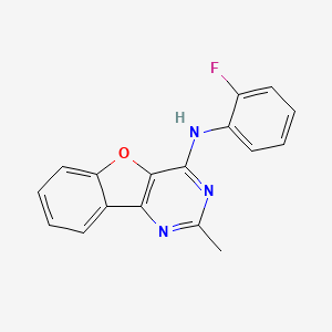 N-(2-fluorophenyl)-2-methyl-[1]benzofuro[3,2-d]pyrimidin-4-amine