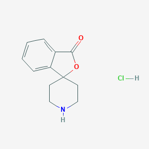 molecular formula C12H14ClNO2 B141614 3H-spiro[isobenzofuran-1,4'-piperidin]-3-one hydrochloride CAS No. 172733-79-8