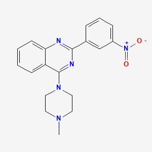 4-(4-Methylpiperazin-1-yl)-2-(3-nitrophenyl)quinazoline