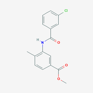 Methyl 3-[(3-chlorobenzoyl)amino]-4-methylbenzoate