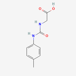 molecular formula C10H12N2O3 B14161445 ({[(4-Methylphenyl)amino]carbonyl}amino)acetic acid CAS No. 34582-49-5