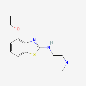 molecular formula C13H19N3OS B1416145 N'-(4-乙氧基-1,3-苯并噻唑-2-基)-N,N-二甲基乙烷-1,2-二胺 CAS No. 1105195-33-2