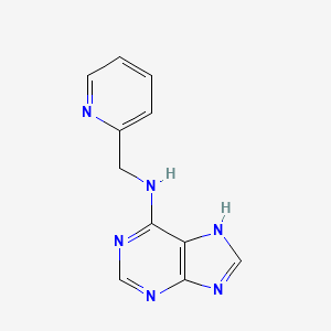 N-(pyridin-2-ylmethyl)-9H-purin-6-amine