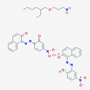 molecular formula C43H44CrN7O9 B14161510 Einecs 276-857-1 CAS No. 72812-34-1