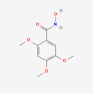 molecular formula C10H13NO5 B1416152 N-hydroxy-2,4,5-trimethoxybenzamide CAS No. 1092291-44-5