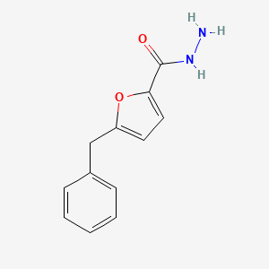 molecular formula C12H12N2O2 B14161524 5-Benzylfuran-2-carbohydrazide CAS No. 20842-20-0