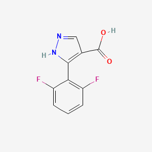 B1416153 3-(2,6-difluorophenyl)-1H-pyrazole-4-carboxylic acid CAS No. 1152540-02-7