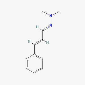 molecular formula C11H14N2 B14161551 N-(cinnamylideneamino)-N-methylmethanamine CAS No. 13466-39-2