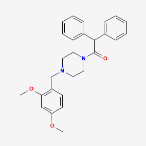 1-[4-(2,4-Dimethoxybenzyl)piperazin-1-yl]-2,2-diphenylethanone