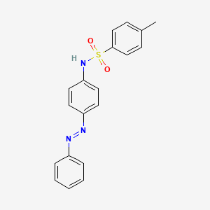 4-methyl-N-{4-[(E)-phenyldiazenyl]phenyl}benzenesulfonamide