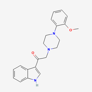 1-(1H-indol-3-yl)-2-[4-(2-methoxyphenyl)piperazin-1-yl]ethanone