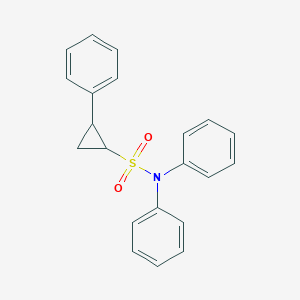 N,N,2-triphenylcyclopropane-1-sulfonamide