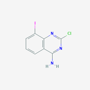 molecular formula C8H5ClIN3 B1416162 2-Chloro-8-iodoquinazolin-4-amine CAS No. 1107694-87-0