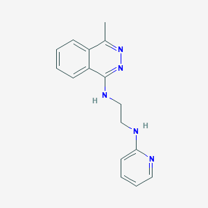 molecular formula C16H17N5 B1416164 N1-(4-甲基邻苯二甲嗪-1-基)-N2-(吡啶-2-基)乙烷-1,2-二胺 CAS No. 1111588-98-7