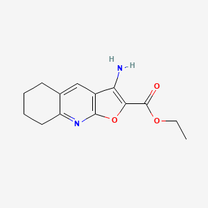 Ethyl 3-amino-5,6,7,8-tetrahydrofuro[2,3-b]quinoline-2-carboxylate