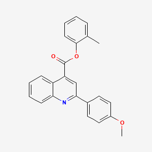 2-Methylphenyl 2-(4-methoxyphenyl)quinoline-4-carboxylate