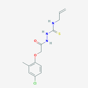 2-[(4-chloro-2-methylphenoxy)acetyl]-N-(prop-2-en-1-yl)hydrazinecarbothioamide