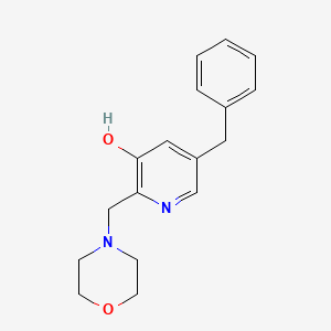 3-Pyridinol, 5-benzyl-2-(morpholinomethyl)-