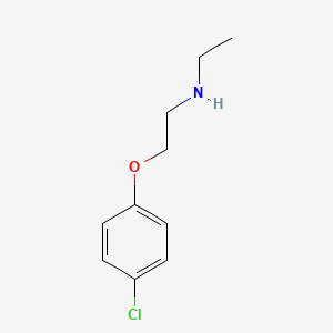 molecular formula C10H14ClNO B1416184 2-(4-Chlorophenoxy)-N-ethylethanamine CAS No. 58506-57-3