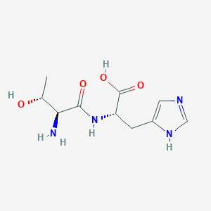 molecular formula C10H16N4O4 B14161870 Thr-His CAS No. 55831-93-1