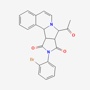 11-acetyl-14-(2-bromophenyl)-10,14-diazatetracyclo[8.6.0.02,7.012,16]hexadeca-2,4,6,8-tetraene-13,15-dione