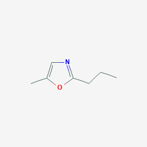 molecular formula C7H11NO B14161906 5-Methyl-2-propyloxazole CAS No. 53833-31-1