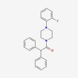 1-[4-(2-Fluorophenyl)piperazin-1-yl]-2,2-diphenylethanone