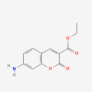 2H-1-Benzopyran-3-carboxylic acid, 7-amino-2-oxo-, ethyl ester