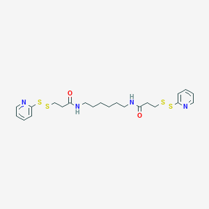 molecular formula C22H30N4O2S4 B014162 1,6-己烷-双-[3-(2-吡啶基二硫代)丙酰胺] CAS No. 359435-46-4