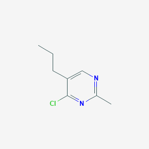 molecular formula C8H11ClN2 B1416202 4-氯-2-甲基-5-丙基嘧啶 CAS No. 959239-77-1