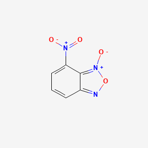 molecular formula C6H3N3O4 B14162054 7-Nitrobenzo[C][1,2,5]Oxadiazole1-Oxide CAS No. 3524-07-0