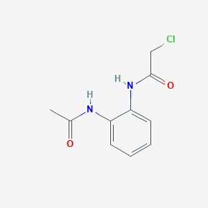 molecular formula C10H11ClN2O2 B1416207 N-(2-乙酰氨基苯基)-2-氯乙酰胺 CAS No. 36819-74-6
