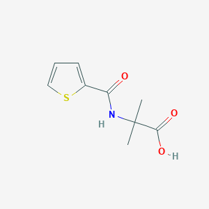 molecular formula C9H11NO3S B1416208 2-甲基-N-(2-噻吩基甲酰)丙氨酸 CAS No. 915922-56-4