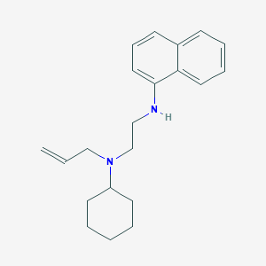 N'-cyclohexyl-N-(1-naphthalenyl)-N'-prop-2-enylethane-1,2-diamine