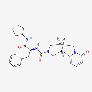 (1R,5R)-N-((S)-1-(cyclopentylamino)-1-oxo-3-phenylpropan-2-yl)-8-oxo-4,5,6,8-tetrahydro-1H-1,5-methanopyrido[1,2-a][1,5]diazocine-3(2H)-carboxamide