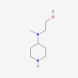 molecular formula C8H18N2O B1416219 2-[甲基(哌啶-4-基)氨基]乙醇 CAS No. 864710-80-5