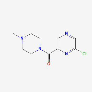 molecular formula C10H13ClN4O B1416221 2-氯-6-[(4-甲基-1-哌嗪基)羰基]吡嗪 CAS No. 959241-37-3
