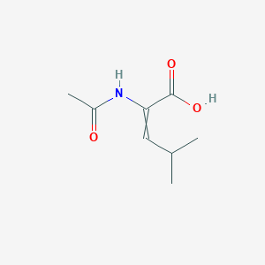 2-Pentenoic acid, 2-(acetylamino)-4-methyl-, (Z)-