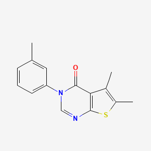 5,6-Dimethyl-3-(3-methylphenyl)thieno[2,3-d]pyrimidin-4-one