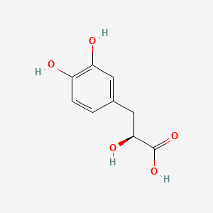 Benzenepropanoic acid, alpha,3,4-trihydroxy-, (aS)-