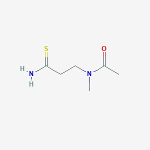 N-(2-carbamothioylethyl)-N-methylacetamide