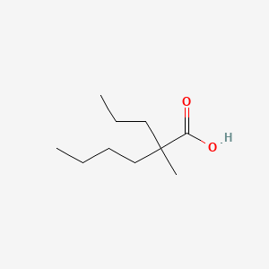 molecular formula C10H20O2 B14162330 2-Methyl-2-propylhexanoic acid CAS No. 31080-37-2