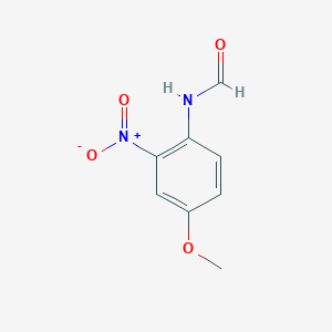 molecular formula C8H8N2O4 B14162334 n-(4-Methoxy-2-nitrophenyl)formamide CAS No. 6594-13-4