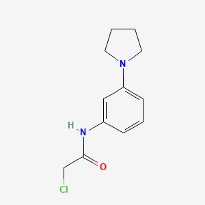 2-Chloro-N-[3-(1-pyrrolidinyl)phenyl]acetamide