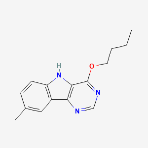 4-Butoxy-8-methyl-5H-pyrimido[5,4-b]indole