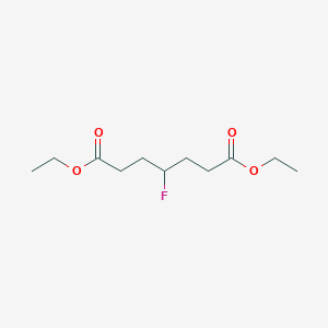 Diethyl 4-fluoroheptanedioate