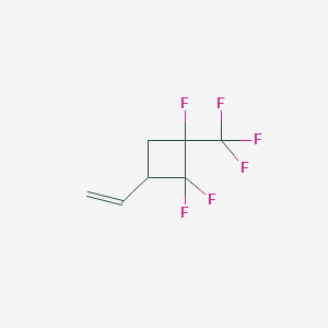 molecular formula C7H6F6 B14162390 3-Ethenyl-1,2,2-trifluoro-1-(trifluoromethyl)cyclobutane CAS No. 925686-63-1