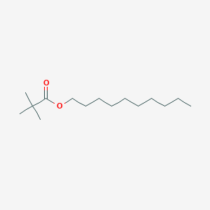 molecular formula C15H30O2 B14162404 2,2-Dimethylpropionic acid, decyl ester CAS No. 215667-91-7