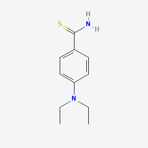 molecular formula C11H16N2S B1416242 Benzenecarbothioamide, 4-(diethylamino)- CAS No. 772324-97-7